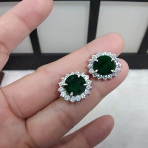 Jade earrings